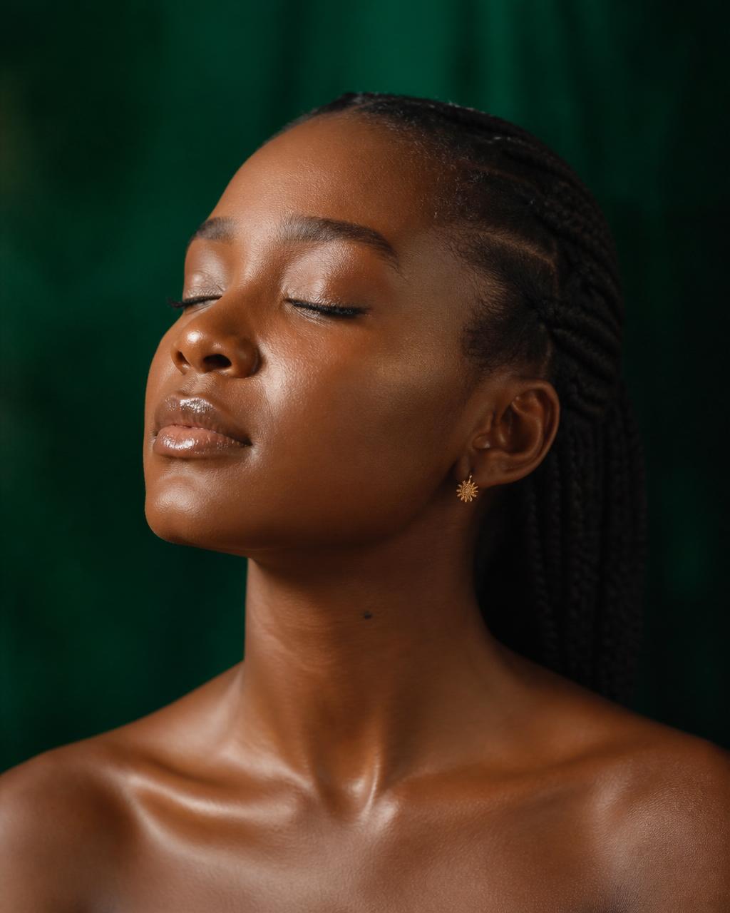 Glowing skin portrait